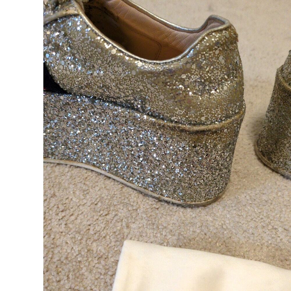Gucci Peggy Glitter Platform Sneaker - Picture 8 of 15